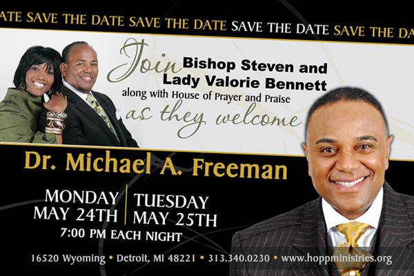 Dr. Michael A. Freeman at House of Prayer and Praise