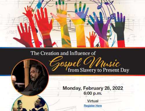 FEB 28: WCCCD presents “The Creation and Influence of Gospel Music from Slavery to Present Day”