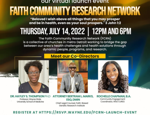 JUL 14: Join Faith Community Research Network (FCRN) for their Virtual Launch Event