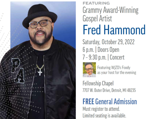 OCT 29: DTE Energy welcomes FRED HAMMOND for 13th Annual “Hallelujah for Heat” (F*R*E*E)