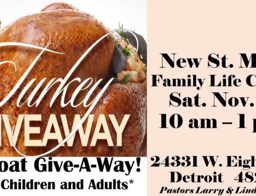 NOV 19 (10am-1pm): Turkey Giveaway ~AND~ Coat Giveaway @ New St. Mark