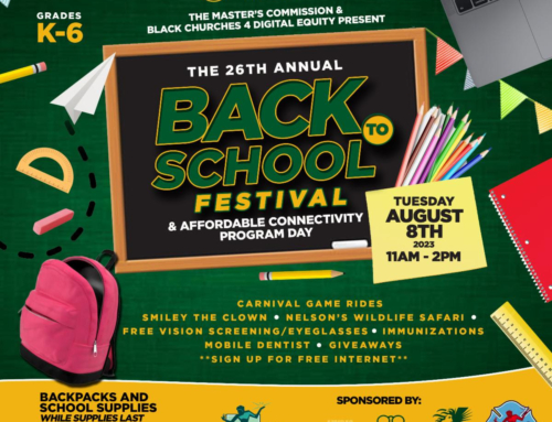 AUG 8: Back To School Festival (Grades K-6) @ Greater Grace Temple