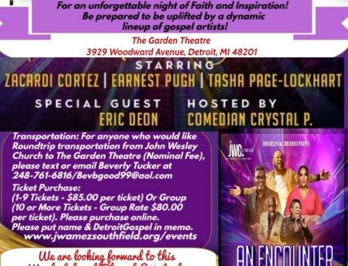 NOV 21: An Encounter At The Garden w/ Zacardi Cortez, Earnest Pugh, Tasha Page-Lockhart & More