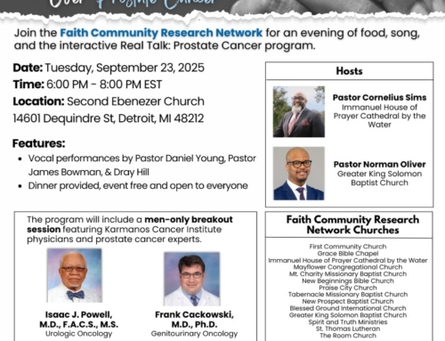 SEPT 23: Lift Every Voice for Men’s Health: An evening of food, song & prostate cancer awareness