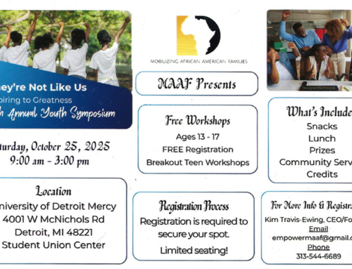 Register for Mobilizing African American Families Annual Youth Symposium (OCT 25) – F*R*E*E for TEENS (ages 13-17 y/o)