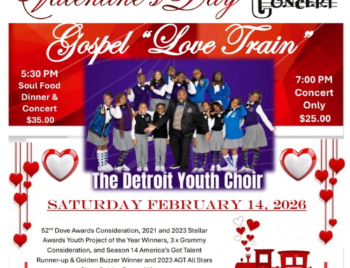 FEB 14: Valentine’s Day Gospel “Love Train” Dinner & Concert feat. Detroit Youth Choir